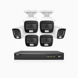 ADLK800 - 4K 8 Channel 6 Dual Light Wired CCTV Security System, Color & IR Night Vision, 3840x2160@20fps, f/1.6 Super Aperture, 4-in-1 Output Signal, IP67