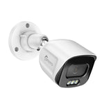 System monitoringu CCTV PoE 4K, 8-kanałowy – Rejestrator NVR 4K z 4 kamerami IP 5MP, Kolorowe widzenie nocne, Konfigurowalne strefy ruchu, Zaawansowana inteligentna detekcja, Dwukierunkowa komunikacja audio, IP67 odporność na warunki atmosferyczne