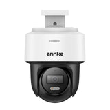 CPT500 - Kamera Bezpieczeństwa Mini PT Speed Dome PoE 3K, Inteligentne Nocne Widzenie z Podwójnym Światłem, 345° Obrót i 80° Pochylenie, Wykrywanie Ludzi i Auto-Śledzenie Lite, Dwukierunkowa Audio, 3072x1728@20fps