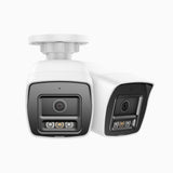 C1200 - 2 SZT. Kamera zewnętrzna PoE IP 4K 12MP, Noktowizja Pelny Kolor & EXIR, Wykrywanie Ludzi i Pojazdów, H.265+, Wbudowany Mikrofon, Maks. 512 GB Lokalnego Magazynu, IP67