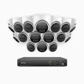 H300 - Zestaw do Monitoringu PoE 16 Kamery 3MP z 16-Kanałowy Rejestratorem NVR, EXIR 2.0 Night Vision, wykrywanie ruchu, H.265+, wodoodporność IP67