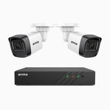 H300 - Zestaw do Monitoringu PoE 2 Kamery 3MP z 8-Kanałowy Rejestratorem NVR, EXIR 2.0 Night Vision, wykrywanie ruchu, H.265+, wodoodporność IP67