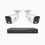 ADLK800 - 4K 8 Channel 2 Dual Light Wired CCTV Security System, Color & IR Night Vision, 3840x2160@20fps, f/1.6 Super Aperture, 4-in-1 Output Signal, IP67