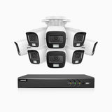 ADLK800 - 4K 8 Channel 8 Dual Light Wired CCTV Security System, Color & IR Night Vision, 3840x2160@20fps, f/1.6 Super Aperture, 4-in-1 Output Signal, IP67