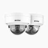 C800D - 2 SZT. Kamera zewnętrzna PoE IP 4K Kopułkowa, Noktowizja Pelny Kolor & EXIR, IK10 wandaloodporna, Przetwornikiem obrazu SONY, Identyfikacji osób lub pojazdów, Wbudowany mikrofon, IP67, Obsługuje RTSP