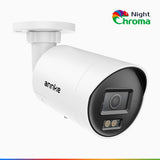 NightChroma<sup>TM</sup> NC800 – Kamera bezpieczeństwa 4K Outdoor PoE, Acme Color Night Vision, f/1.0 Super Aperture (0,0005 Lux), wykrywanie ludzi i pojazdów, inteligentna analiza zachowań, wbudowany mikrofon