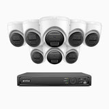 H300 - Zestaw do Monitoringu PoE 8 Kamery 3MP z 16-Kanałowy Rejestratorem NVR, EXIR 2.0 Night Vision, wykrywanie ruchu, H.265+, wodoodporność IP67