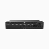 NNR6432 Rejestrator kamer bez PoE 64-Kanałowy 4K, 32 MP rozdzielczością, 8 slotami na dyski twarde, do 112 TB pamięci, obsługujący kodek H.265+. Wspiera kamery z funkcjami rybiego oka/liczenia ludzi/rozpoznawania tablic rejestracyjnych