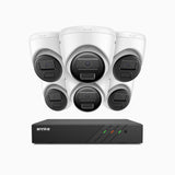 H300 - Zestaw do Monitoringu PoE 6 Kamery 3MP z 8-Kanałowy Rejestratorem NVR, EXIR 2.0 Night Vision, wykrywanie ruchu, H.265+, wodoodporność IP67