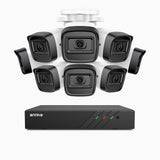 H300 - Zestaw do Monitoringu PoE 8 Kamery 3MP z 8-Kanałowy Rejestratorem NVR, EXIR 2.0 Night Vision, wykrywanie ruchu, H.265+, wodoodporność IP67