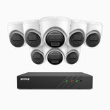 H300 - Zestaw do Monitoringu PoE 8 Kamery 3MP z 8-Kanałowy Rejestratorem NVR, EXIR 2.0 Night Vision, wykrywanie ruchu, H.265+, wodoodporność IP67