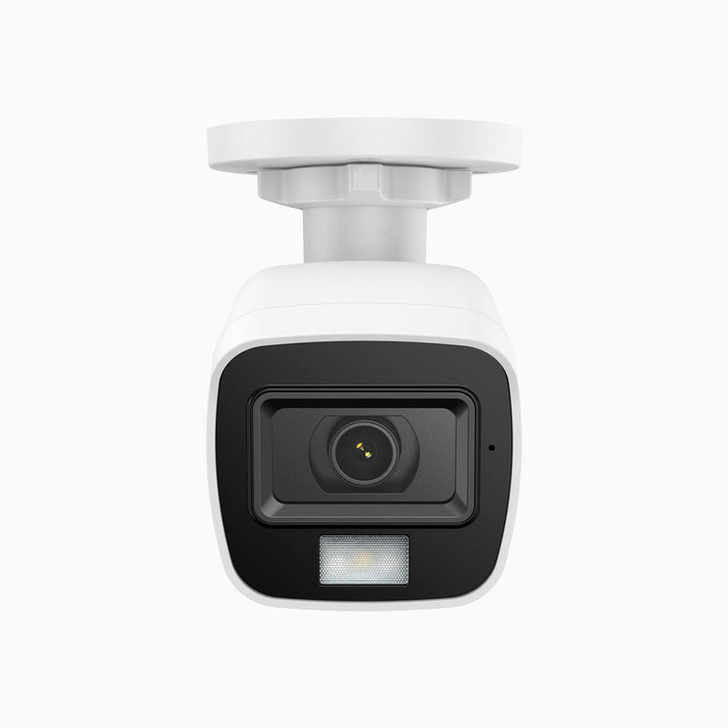 ADL200 - Kamera Monitoringu Przewodowa 1080p, Noktowizją Podwójne światło, przysłoną f/1.2 Super Aperture, sygnałem wyjściowym 4 w 1, wbudowany mikrofon, Klasa wodoszczelności IP67