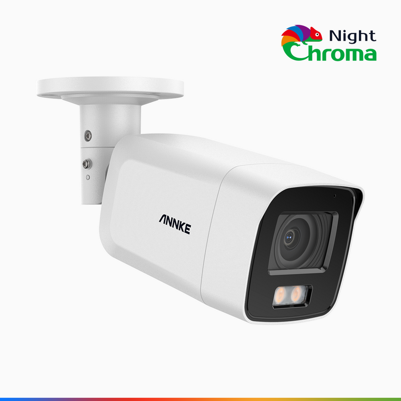 NightChroma<sup>TM</sup> NC800 – Kamera Bezpieczeństwa 4K IP PoE z Noktowizją Pełny Kolor UHD z Super Aperturą f/1.0